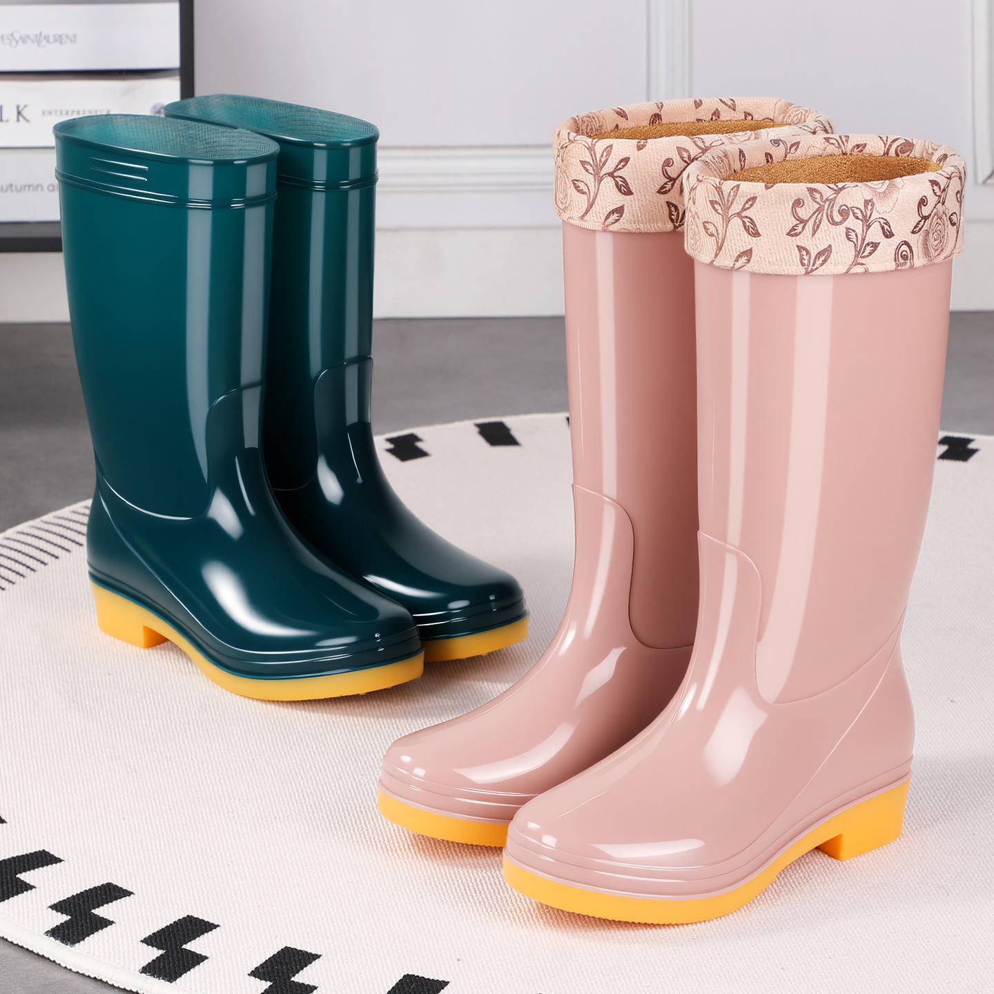 Rutschfeste Stiefel mit Baumwollfutter